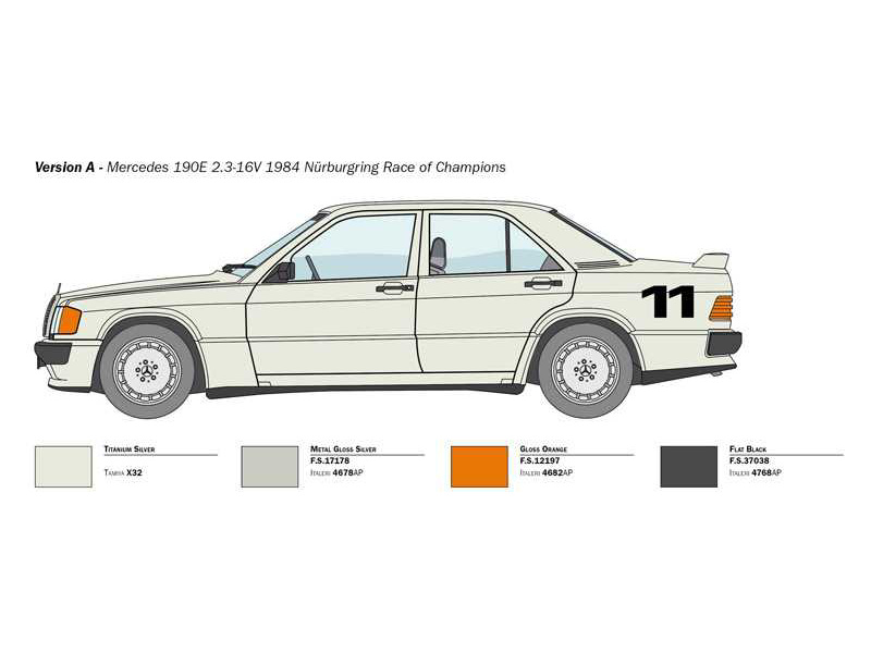 Italeri Mercedes-Benz 190E (1:24)