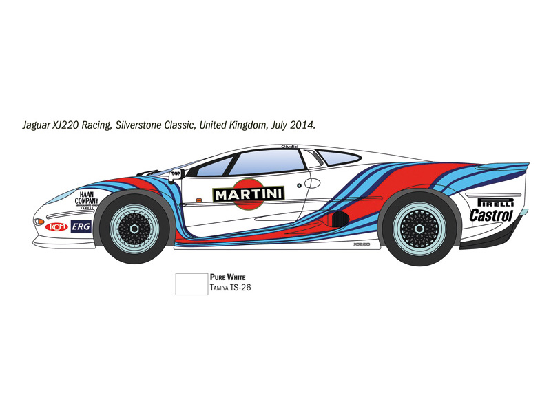 Italeri Jaguar XJ 220 Race Car (1:24)
