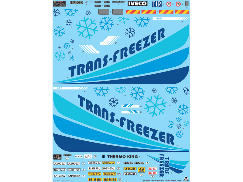 Italeri Iveco Turbostar 198.48 Special Reefer Truck (1:24)