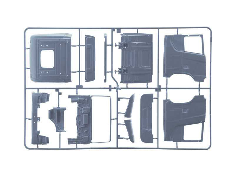 Italeri Scania S770 4x2 Normal Roof Grey Cab (1:24)