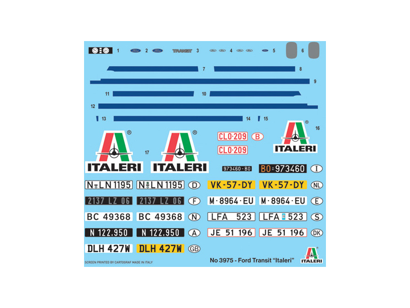 Italeri Ford Tranzit "Italeri" (1:24)