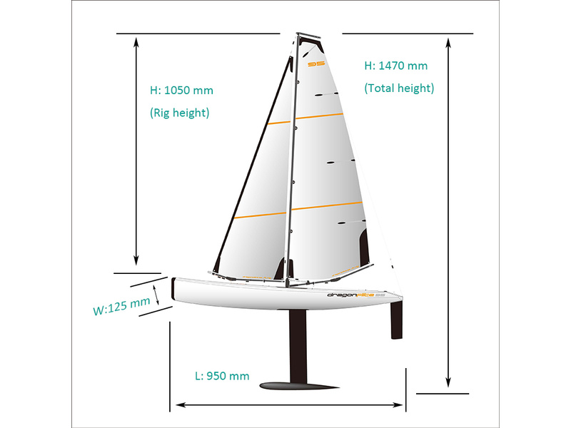 Joysway Dragon Flite 95 V2 plachetnice ARS