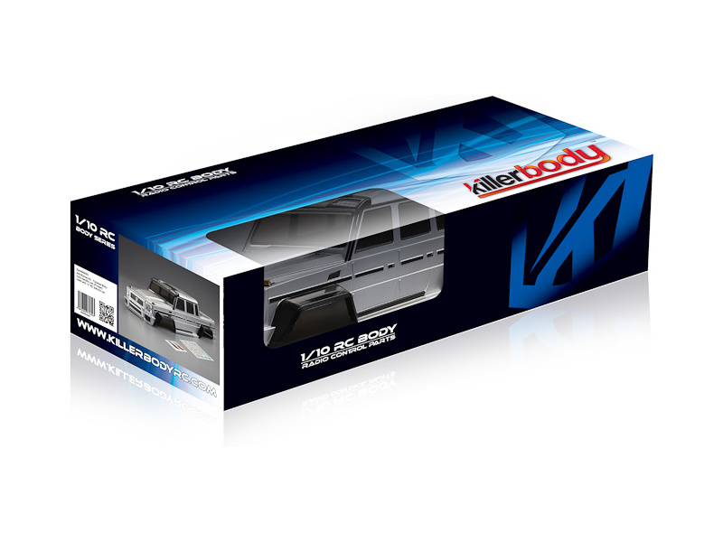 Killerbody karosérie 1:10 Horri Bull stříbrná