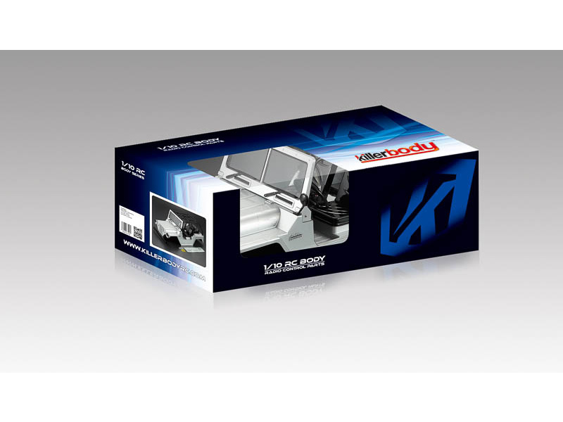Killerbody karosérie 1:10 Warrior stříbrná