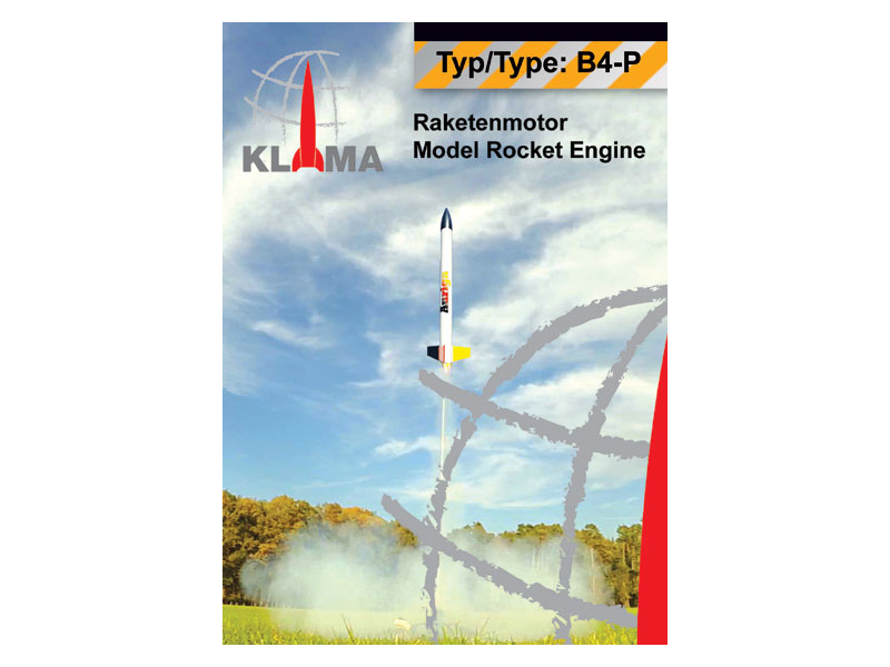 Klima raketový motor B4-P EL (6ks)