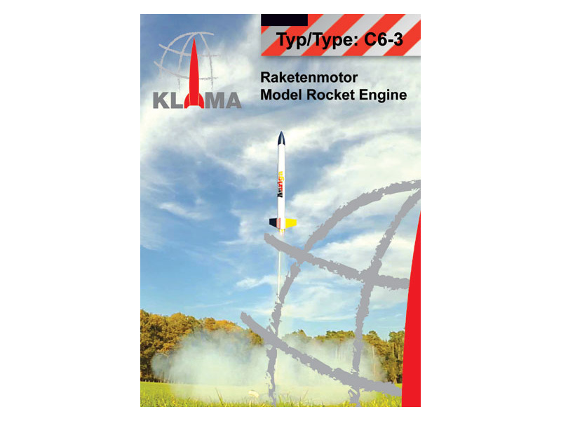 Klima raketový motor C6-3 EL (6ks)