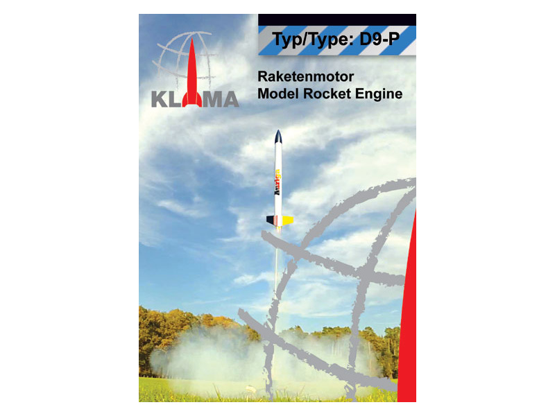 Klima raketový motor D9-P EL (6ks)
