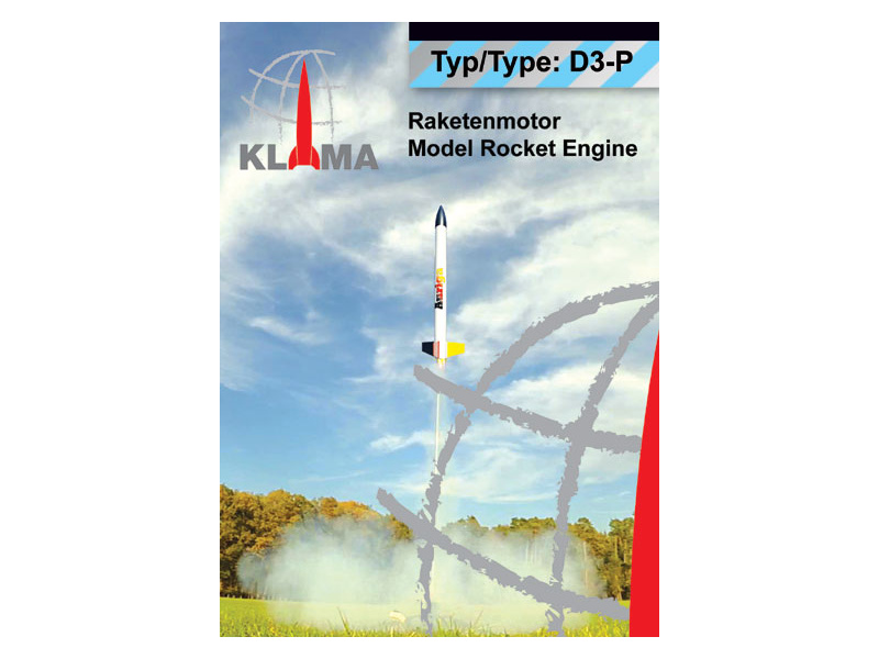 Klima raketový motor D3-P EL (6ks)