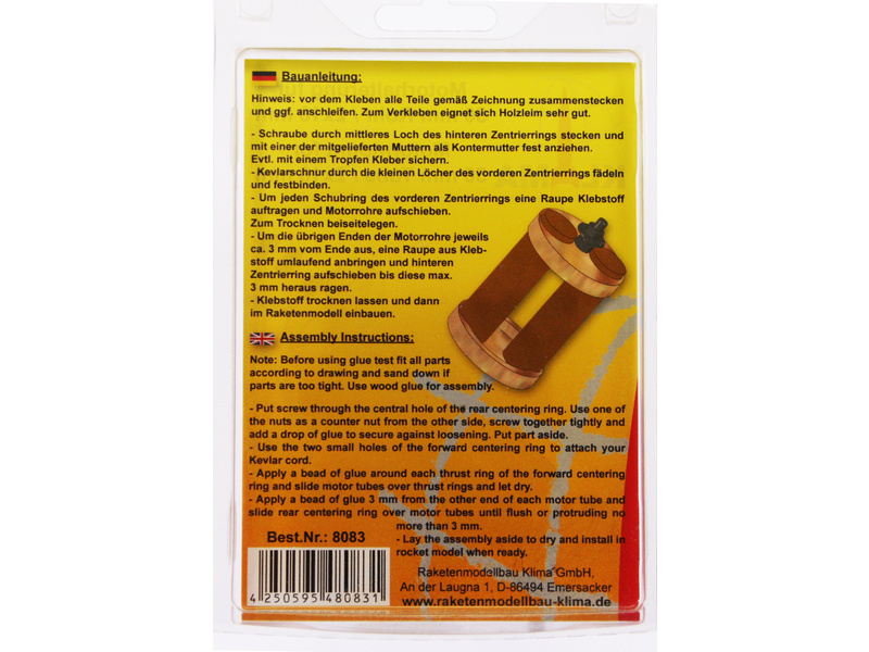 Klima držák motoru 50mm na 2x 18mm