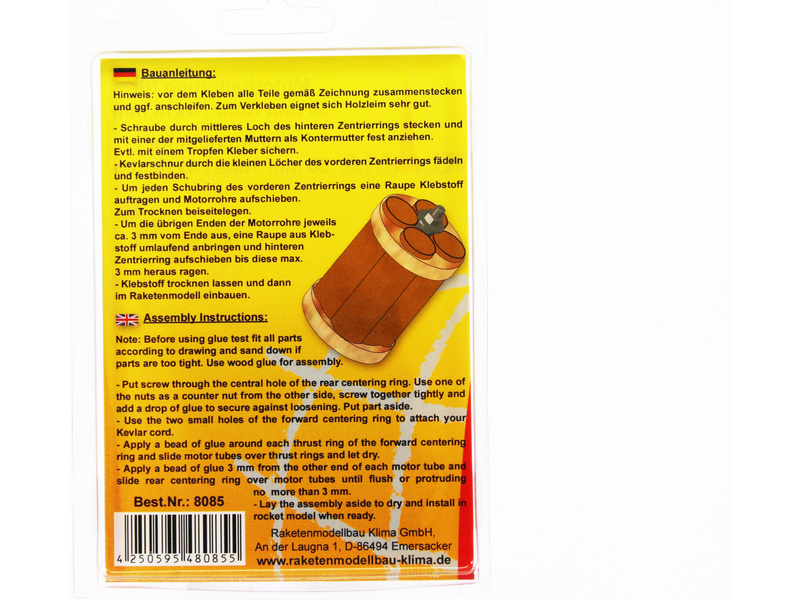 Klima držák motoru 50mm na 4x 18mm