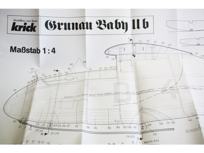 Krick Grunau Baby 1:4 kit