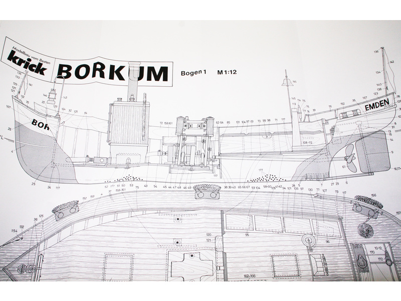 Krick Borkum kit bez parního stroje