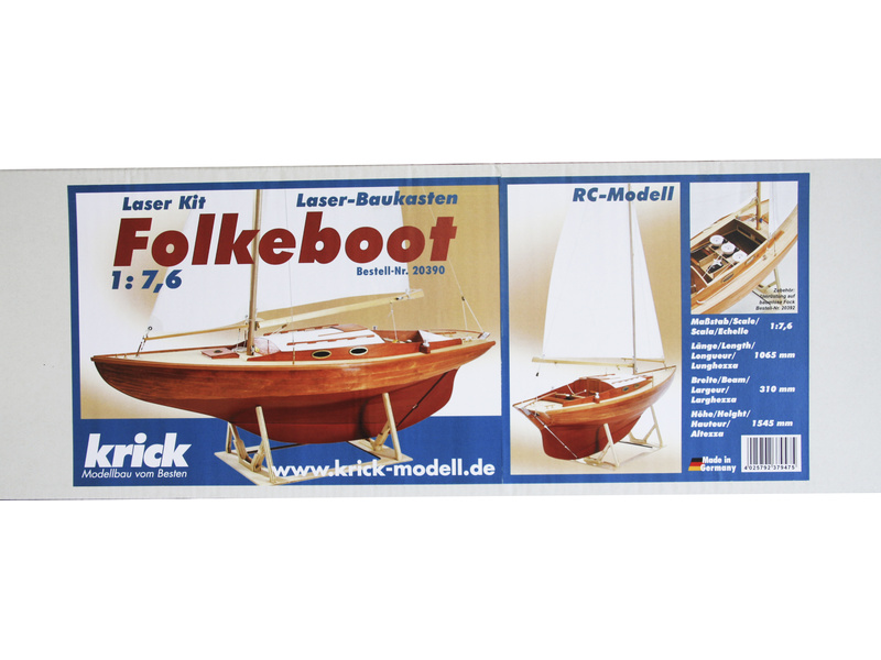 Krick Folkeboot 1:7.6 RC kit