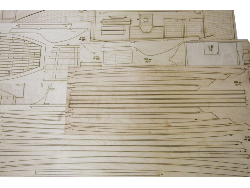 Krick Folkeboot 1:7.6 RC kit