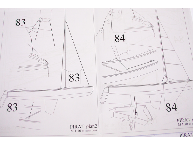 Krick Pirat plachetnice kit