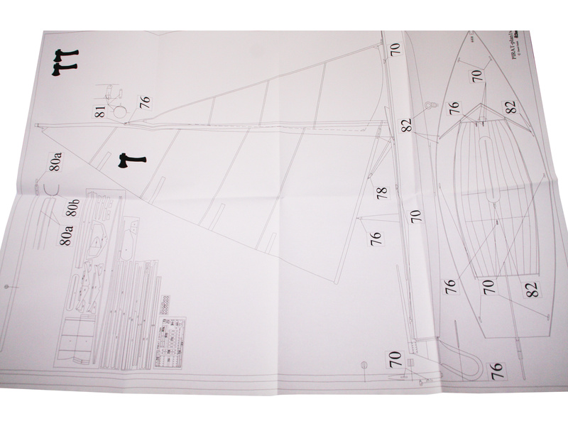 Krick Pirat plachetnice kit