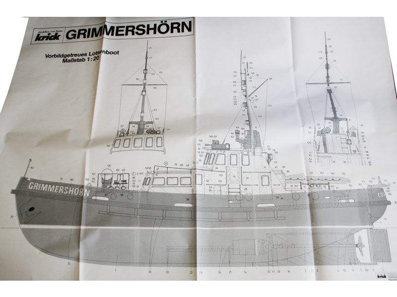 Krick Přístavní remorkér Grimmershörn kit