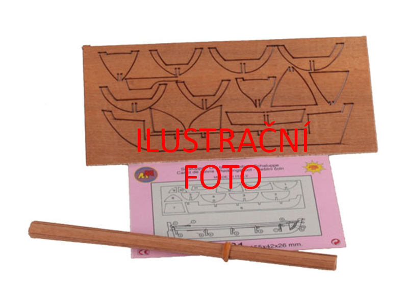 Krick Loďka velrybářská kit 100x22x18mm