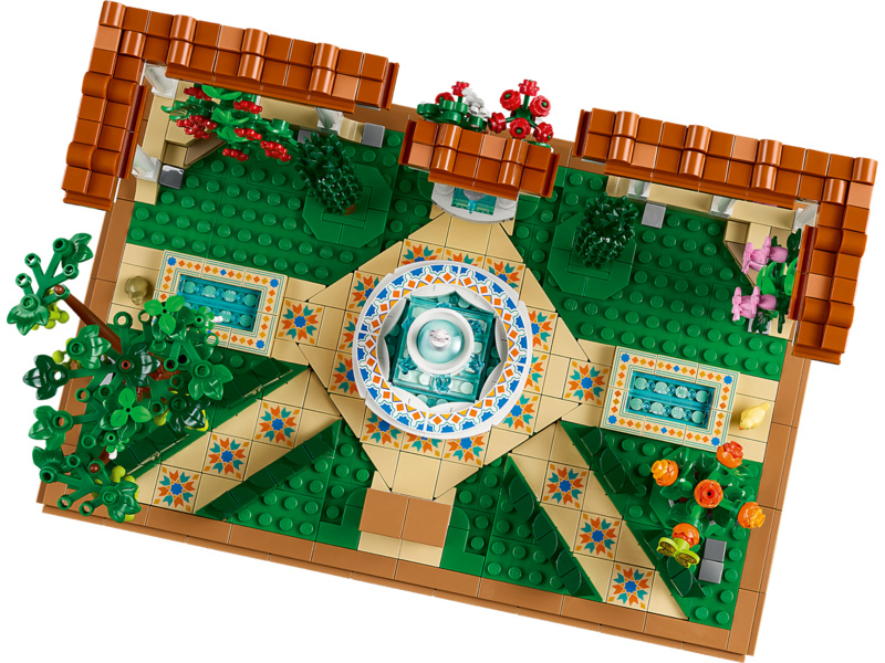 LEGO Icons - Zahrada s fontánou