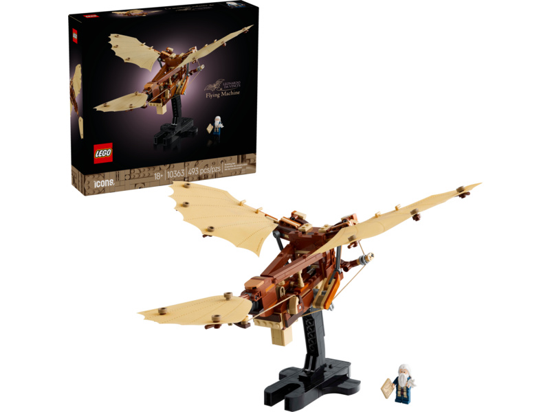 LEGO Icons - Létající stroj Leonarda da Vinciho
