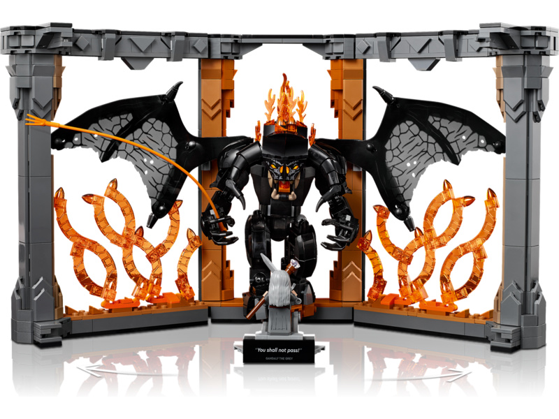 LEGO Icons - Knižní zarážka: Pán prstenů – Balrog™