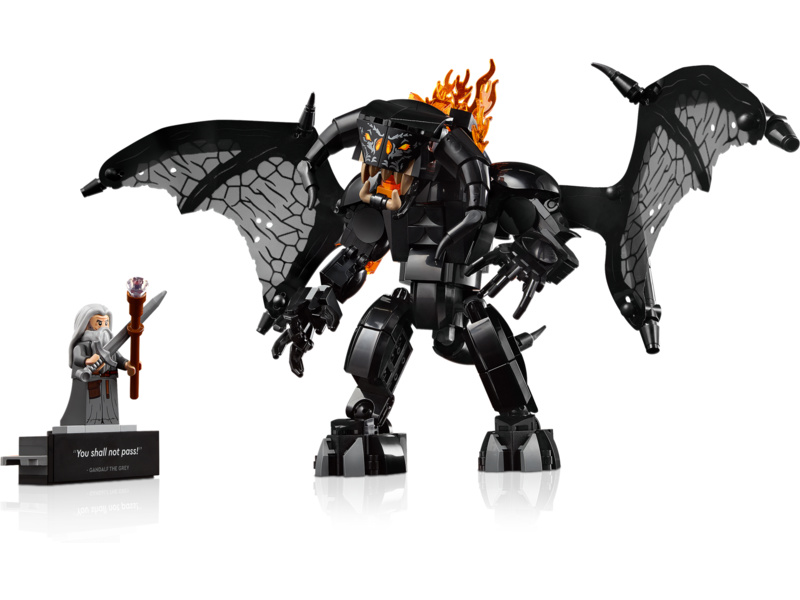 LEGO Icons - Knižní zarážka: Pán prstenů – Balrog™