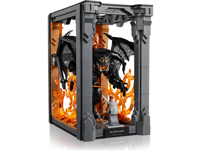 LEGO Icons - Knižní zarážka: Pán prstenů – Balrog™