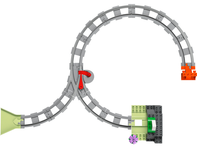 LEGO DUPLO - Železniční tunel a koleje – rozšiřující sada