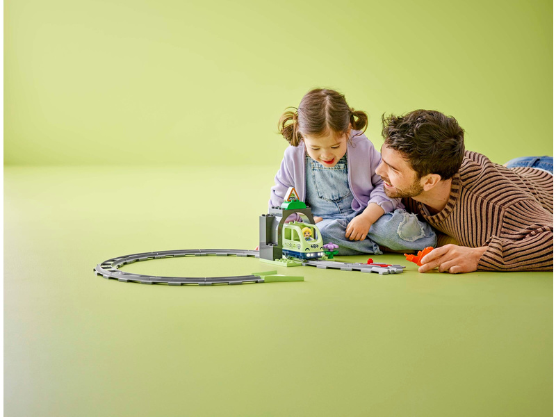 LEGO DUPLO - Železniční tunel a koleje – rozšiřující sada