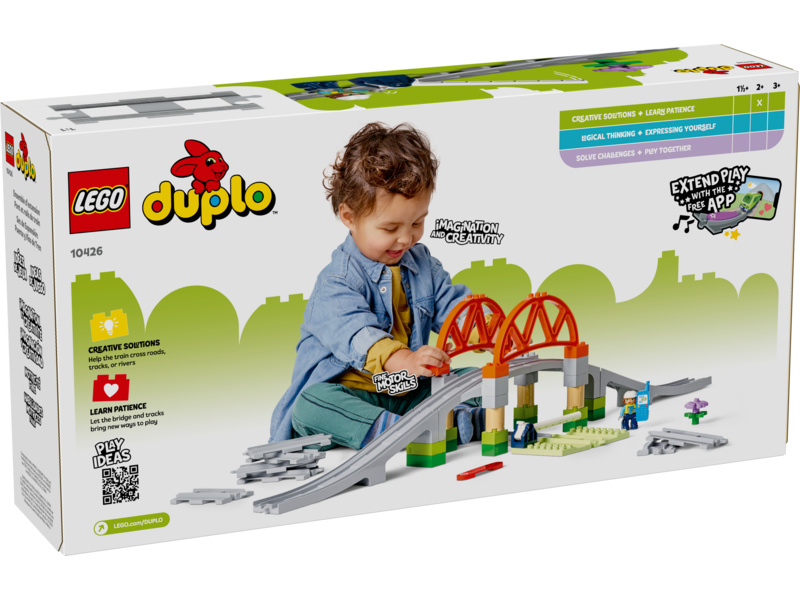 LEGO DUPLO - Železniční most a koleje – rozšiřující sada