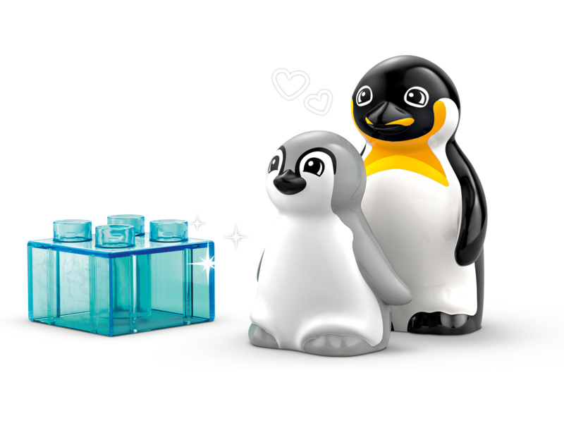 LEGO DUPLO - Rodinky divokých zvířat: Tučňáci a lvi