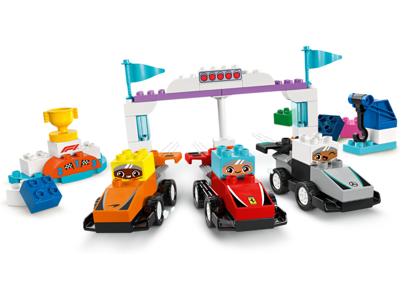 LEGO DUPLO - Závodní auta a řidiči týmu F1