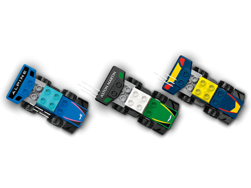 LEGO DUPLO - Závodní auta a řidiči týmu F1