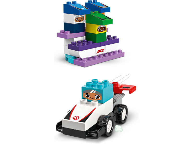 LEGO DUPLO - Závodní auta a řidiči týmu F1