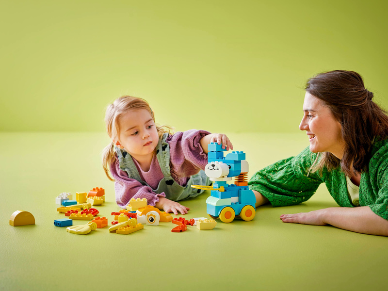 LEGO DUPLO - 3 v 1: Zvířátka na kolečkách