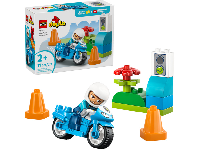 LEGO Friends - Modrá policejní motorka