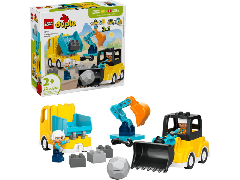 LEGO DUPLO - Vozidla na stavbě 3 v 1