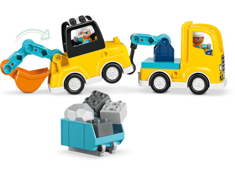LEGO DUPLO - Vozidla na stavbě 3 v 1