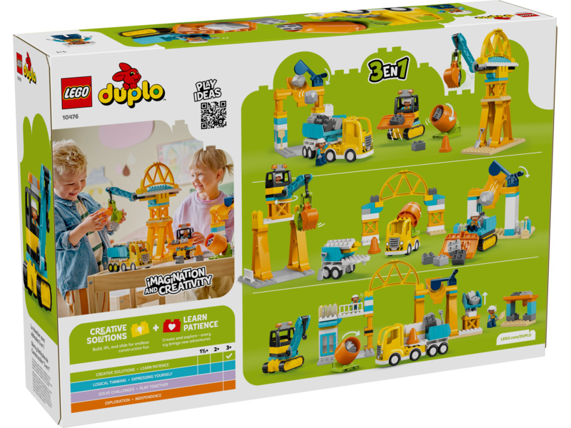 LEGO DUPLO - Staveniště a vozidla 3 v 1