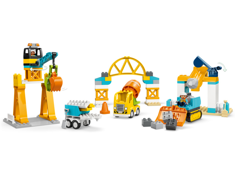 LEGO DUPLO - Staveniště a vozidla 3 v 1