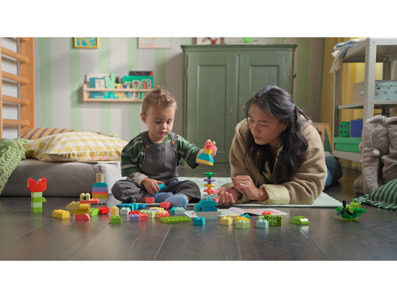 LEGO DUPLO - Barevný kreativní box s kostkami