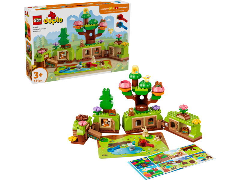 LEGO DUPLO - Les plný objevů a divokých zvířátek