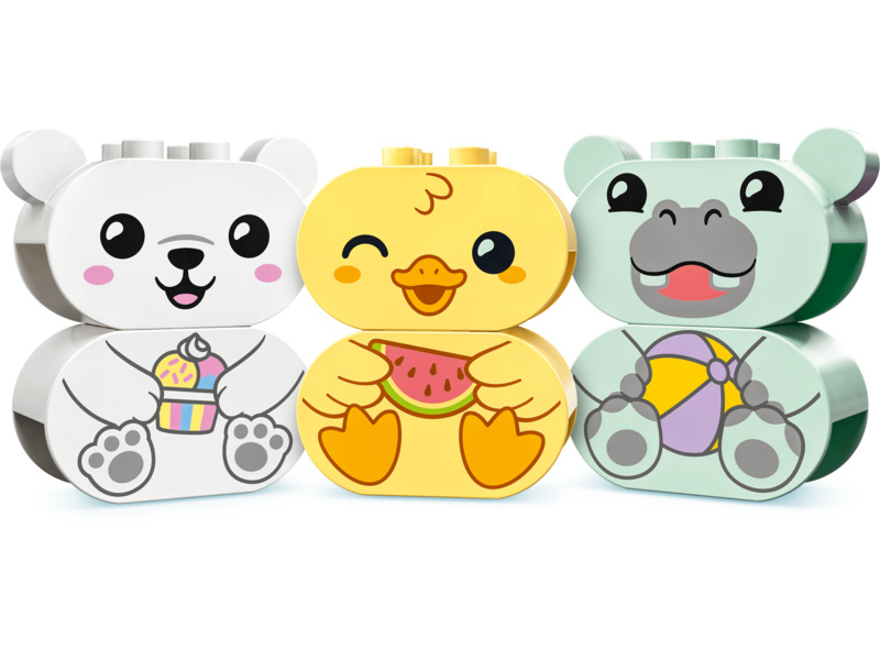 LEGO DUPLO - Legrace ve vaně: Plovoucí vláček se zvířátky