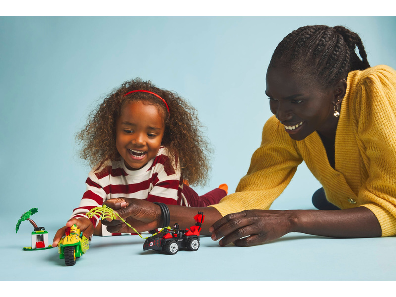 LEGO Marvel - Spidey a jeho úžasní přátelé - Spin, Electro a honička s dinosauřím vozidlem