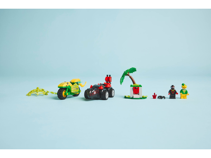 LEGO Marvel - Spidey a jeho úžasní přátelé - Spin, Electro a honička s dinosauřím vozidlem