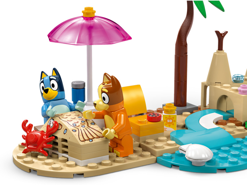 LEGO Bluey - Bluey a rodinný výlet autem na pláž