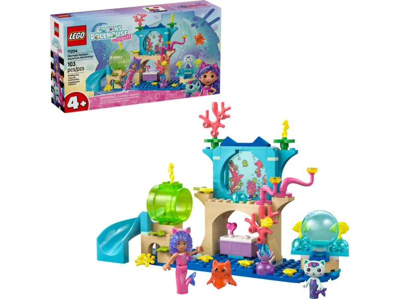 LEGO Gábinin kouzelný domek - Dobrodružství v akváriu mořské víly Gábi