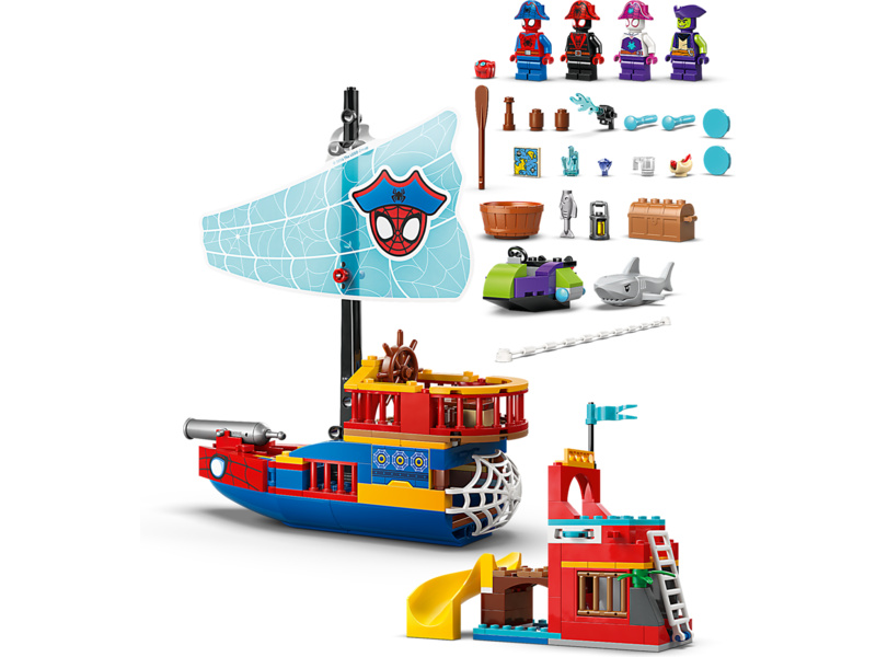 LEGO Marvel - Spidey a jeho úžasní přátelé - Pirátská loď Spideyho týmu