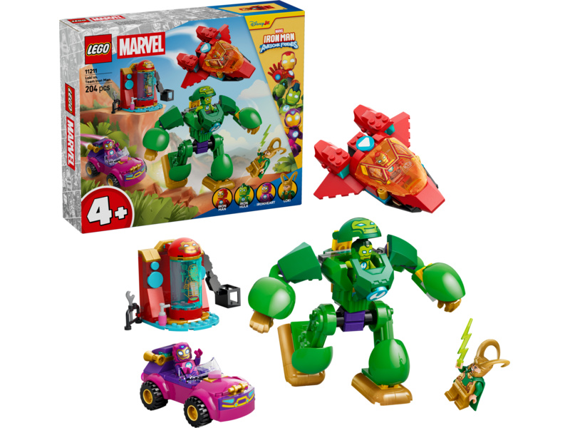 LEGO Marvel - Iron Man a jeho úžasní přátelé - Loki vs. Iron Manův tým