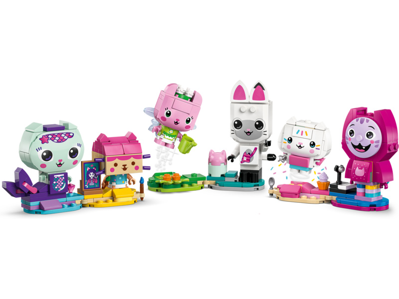 LEGO Gábinin kouzelný domek - Gábi a kočičí kamarádi z kostek